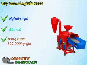 Chức năng máy băm cỏ nghiền