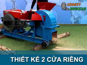 cửa xả máy băm gỗ 5t đầu nổ