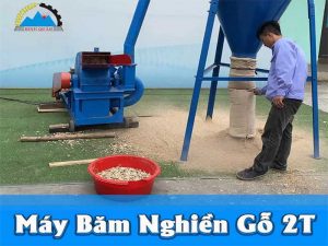 Máy băm nghiền gỗ 2T