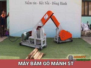 Máy băm gỗ mảnh 5T